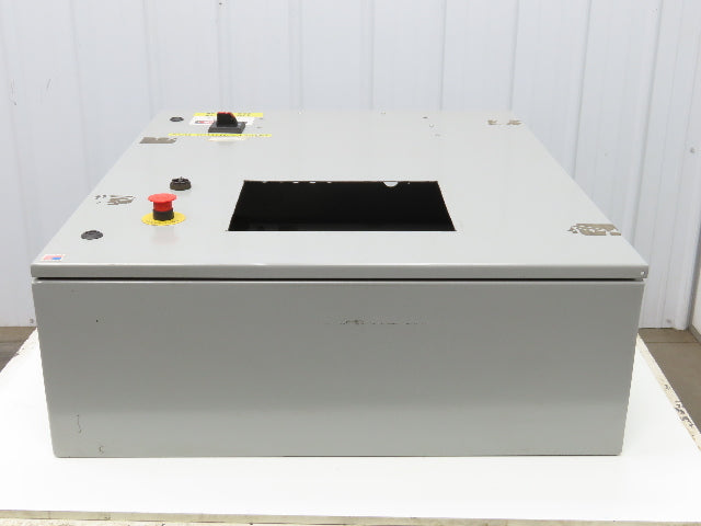 Wiegmann N412363010C Electrical Enclosure Control Panel 36x30x10" 12x9" Cutout