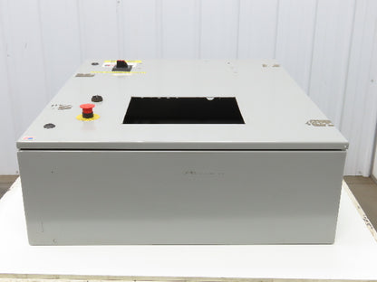 Wiegmann N412363010C Electrical Enclosure Control Panel 36x30x10" 12x9" Cutout