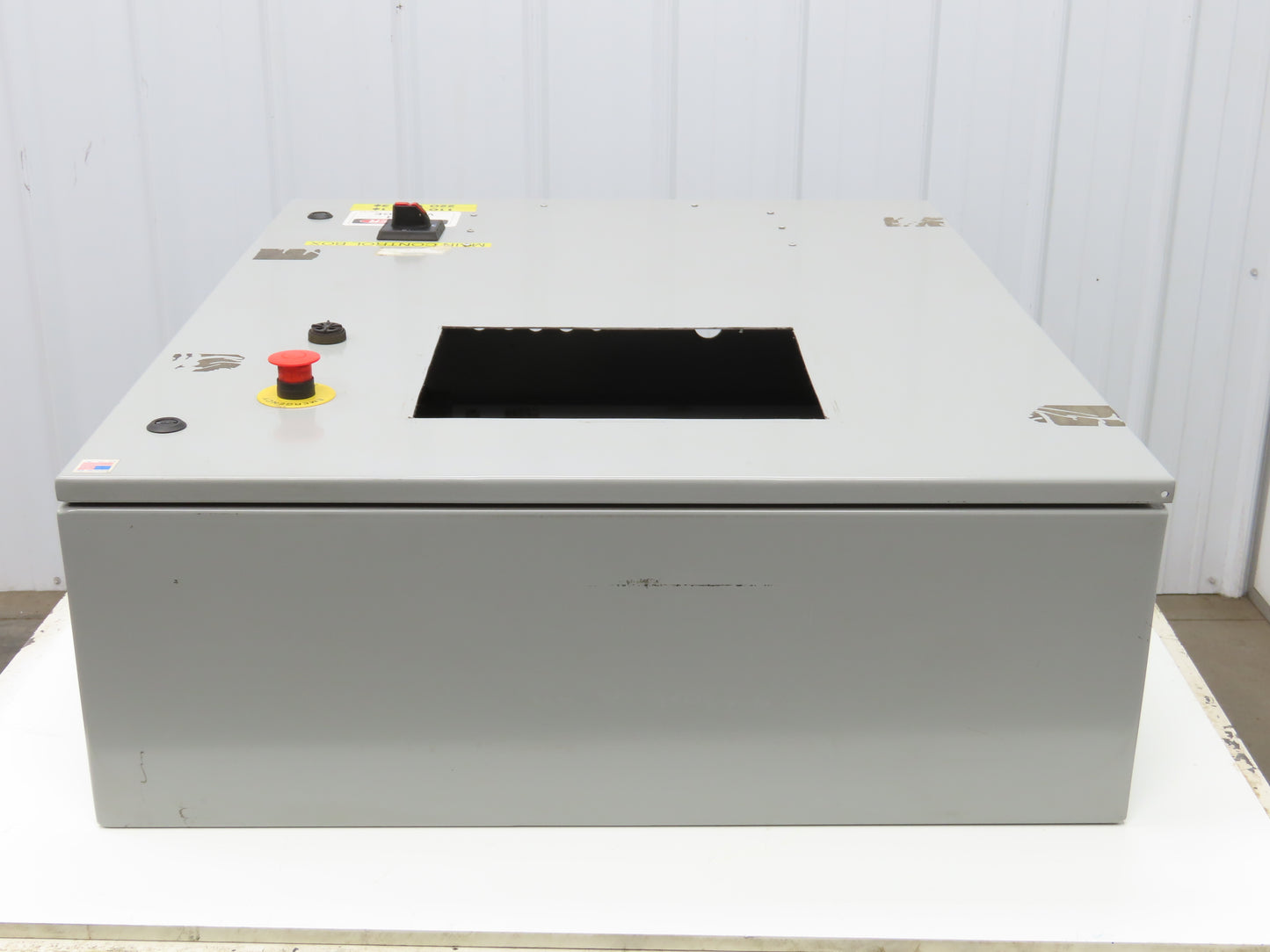 Wiegmann N412363010C Electrical Enclosure Control Panel 36x30x10" 12x9" Cutout