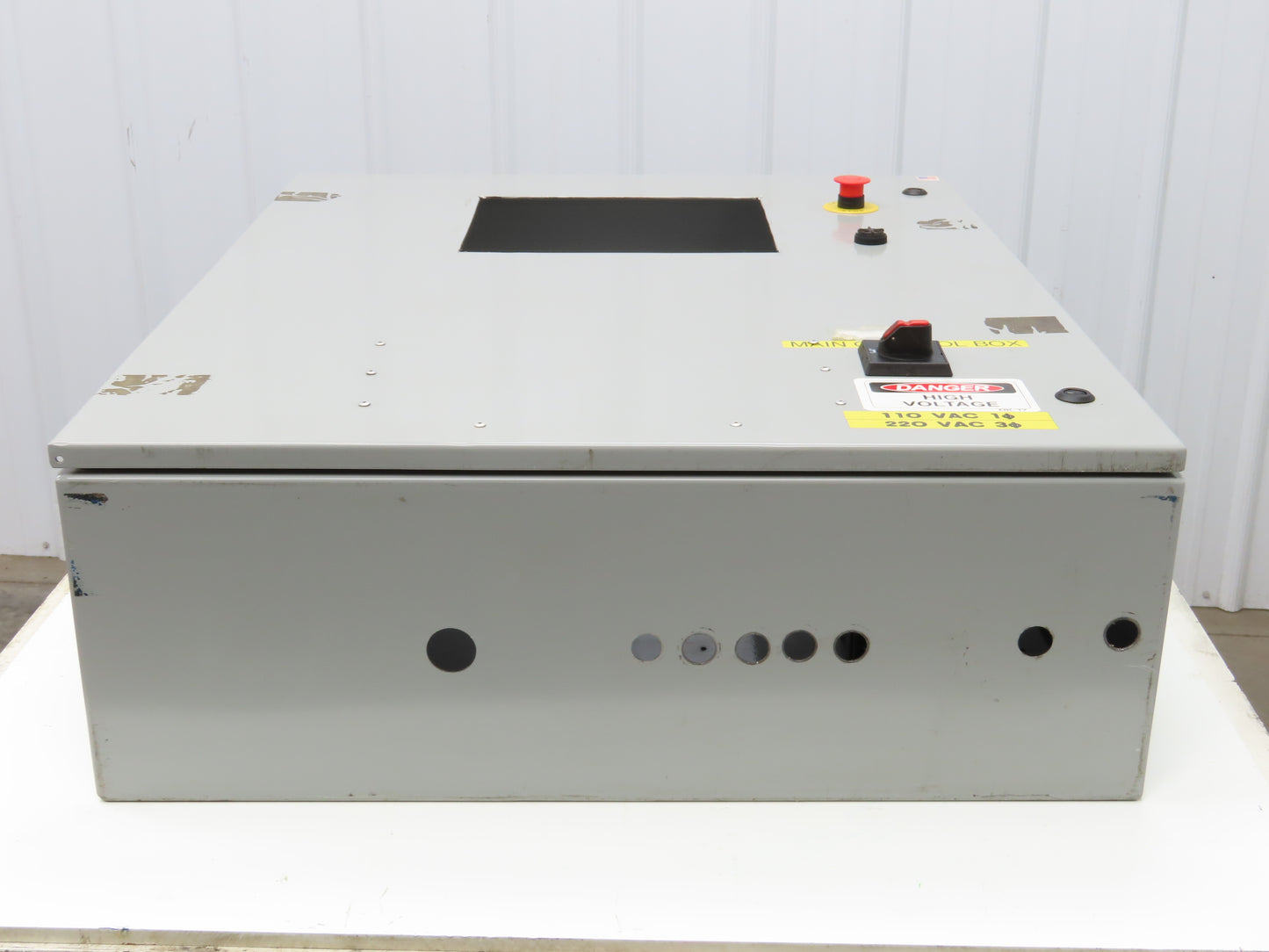 Wiegmann N412363010C Electrical Enclosure Control Panel 36x30x10" 12x9" Cutout