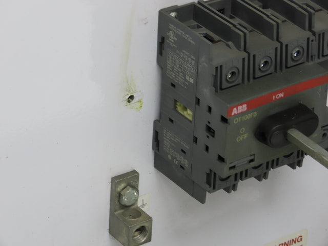 Wiegmann N412363010C Electrical Enclosure Control Panel 36x30x10" 12x9" Cutout