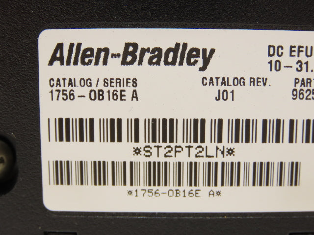 Allen Bradley 1756-OB16E DC Efused Output Module 16PT REV J01 F/W REV 2.4