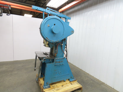 L&J No 18 Mechanical OBI Punch Press 18 Ton 2" Stroke 6" Throat 1.5Hp 3Ph