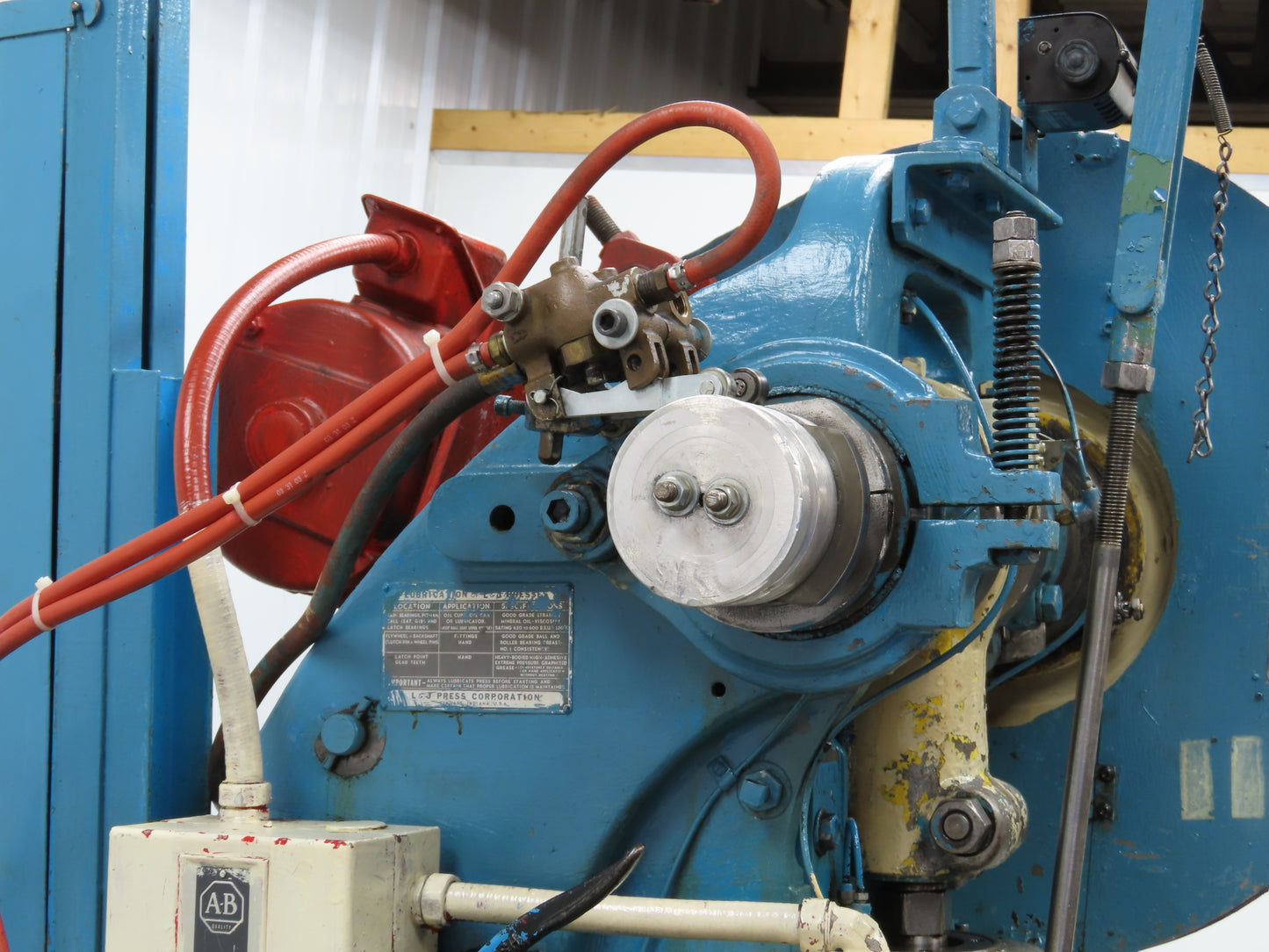 L&J No 18 Mechanical OBI Punch Press 18 Ton 2" Stroke 6" Throat 1.5Hp 3Ph