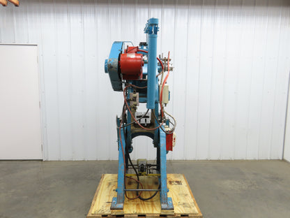 L&J No 18 Mechanical OBI Punch Press 18 Ton 2" Stroke 6" Throat 1.5Hp 3Ph