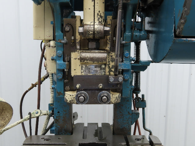 L&J No 18 Mechanical OBI Punch Press 18 Ton 2" Stroke 6" Throat 1.5Hp 3Ph