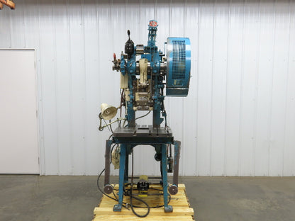 L&J No 18 Mechanical OBI Punch Press 18 Ton 2" Stroke 6" Throat 1.5Hp 3Ph