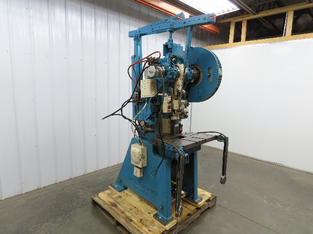 L&J No 18 Mechanical OBI Punch Press 18 Ton 2" Stroke 6" Throat 1.5Hp 3Ph