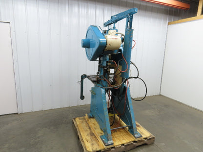 L&J No 18 Mechanical OBI Punch Press 18 Ton 2" Stroke 6" Throat 1.5Hp 3Ph