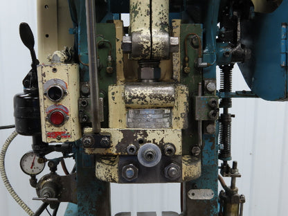 L&J No 18 Mechanical OBI Punch Press 18 Ton 2" Stroke 6" Throat 1.5Hp 3Ph