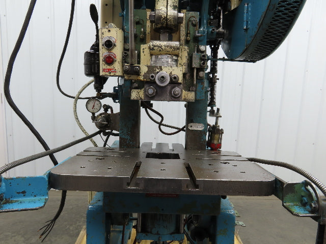 L&J No 18 Mechanical OBI Punch Press 18 Ton 2" Stroke 6" Throat 1.5Hp 3Ph