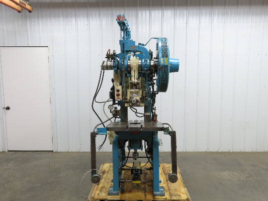 L&J No 18 Mechanical OBI Punch Press 18 Ton 2" Stroke 6" Throat 1.5Hp 3Ph
