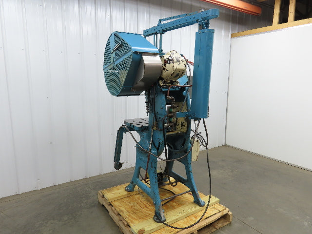 L&J No 2 Mechanical OBI Punch Press 18 Ton 2" Stroke 6" Throat 1.5Hp 3Ph