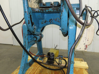 L&J No 2 Mechanical OBI Punch Press 18 Ton 2" Stroke 6" Throat 1.5Hp 3Ph