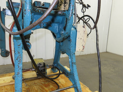 L&J No 2 Mechanical OBI Punch Press 18 Ton 2" Stroke 6" Throat 1.5Hp 3Ph