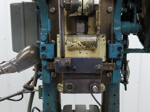 L&J No 2 Mechanical OBI Punch Press 18 Ton 2" Stroke 6" Throat 1.5Hp 3Ph