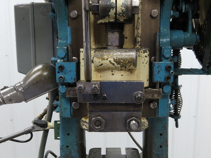 L&J No 2 Mechanical OBI Punch Press 18 Ton 2" Stroke 6" Throat 1.5Hp 3Ph