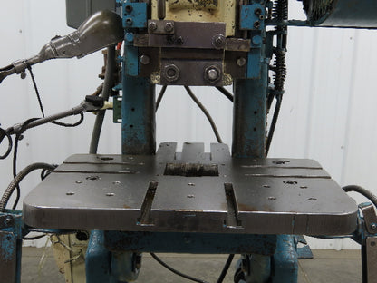 L&J No 2 Mechanical OBI Punch Press 18 Ton 2" Stroke 6" Throat 1.5Hp 3Ph