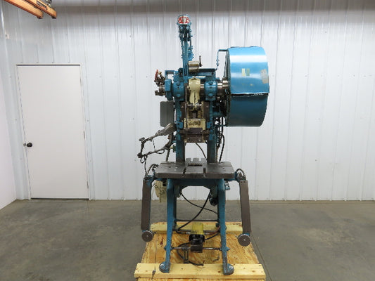 L&J No 2 Mechanical OBI Punch Press 18 Ton 2" Stroke 6" Throat 1.5Hp 3Ph