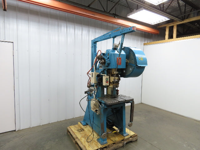 L&J No 18 Mechanical OBI Punch Press 18 Ton 2" Stroke 6" Throat 1.5Hp 3Ph
