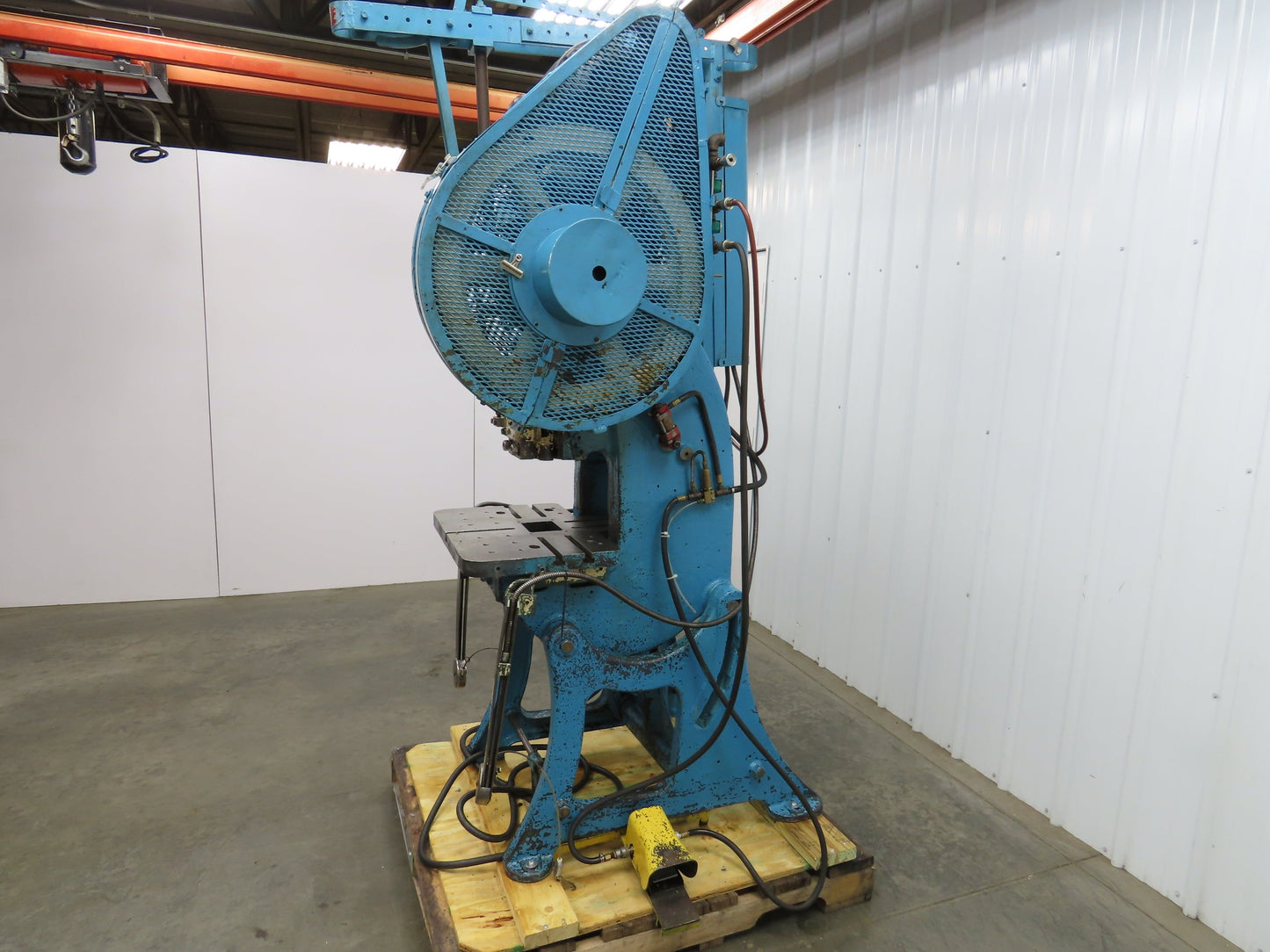 E W Bliss 19C Mechanical OBI Punch Press 19 Ton 2" Stroke 6" Throat 2Hp 3Ph