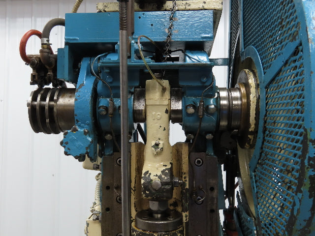 E W Bliss 19C Mechanical OBI Punch Press 19 Ton 2" Stroke 6" Throat 2Hp 3Ph