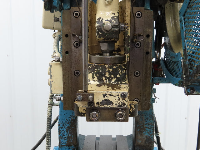 E W Bliss 19C Mechanical OBI Punch Press 19 Ton 2" Stroke 6" Throat 2Hp 3Ph