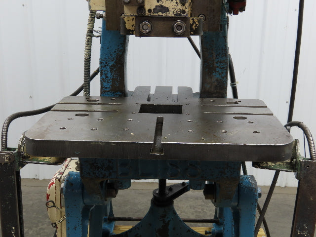 E W Bliss 19C Mechanical OBI Punch Press 19 Ton 2" Stroke 6" Throat 2Hp 3Ph