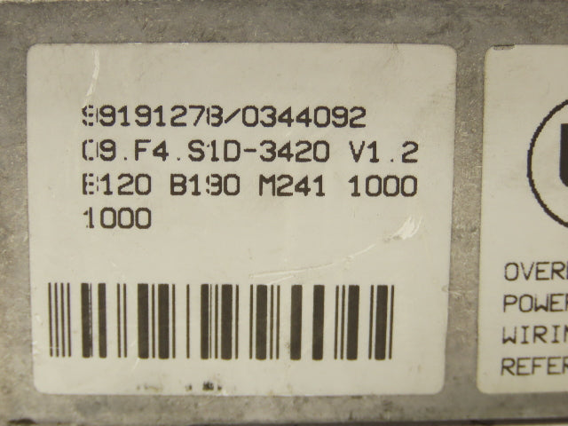 KEB 09.F4.S1D-3420 V1.2 Combivert AC Inverter Drive 3PH 2.8KVA 480V 3.4A