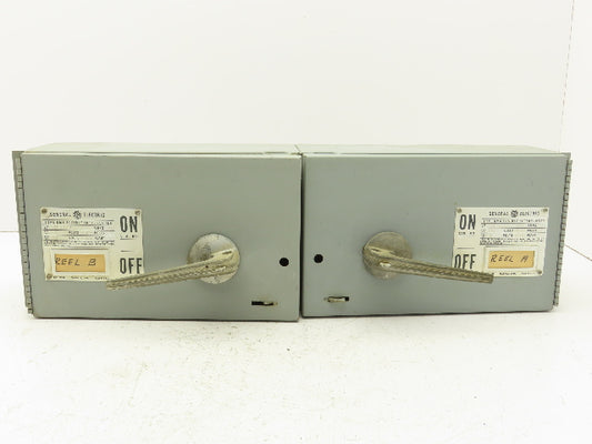 GE THP361 Fusible Panelboard Disconnect Switch Twin QMR 30A 600V 3 Pole