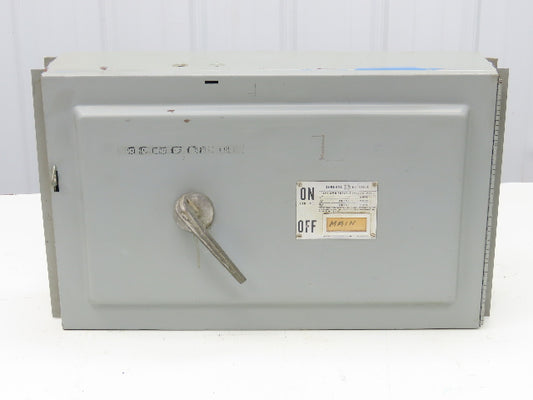 GE THPS365 Fusible Panelboard Disconnect Switch QMR 400A 600V 3 Pole