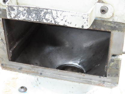 21"x 26" Steel Gravity Bin Dry Bulk Receiver Hopper Magnetic Cartridge Grate
