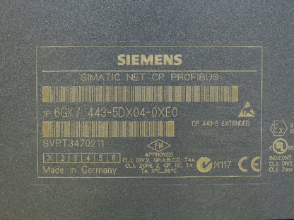 Siemens 6GK7 443-5DX04-0XE0 Simatic Net CP Profibus CP 443-5 EXT