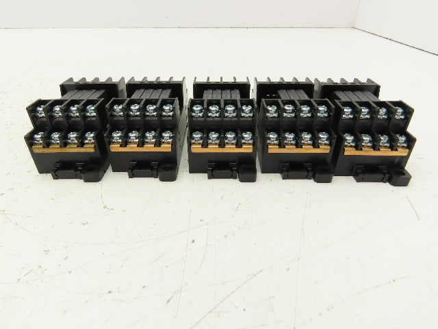 Automation Direct RS4N-DE Fuji Socket Mount 4 Card Relay 24VDC 5A Lot of 5