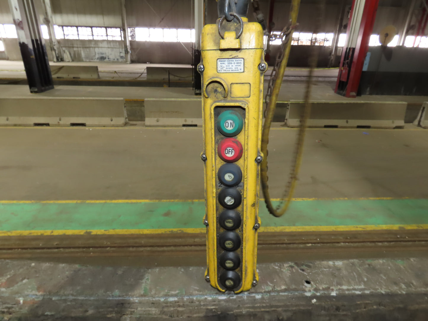 Cleveland Tramrail P&H 10 Ton Double Girder Top Running Bridge Crane 76' Span