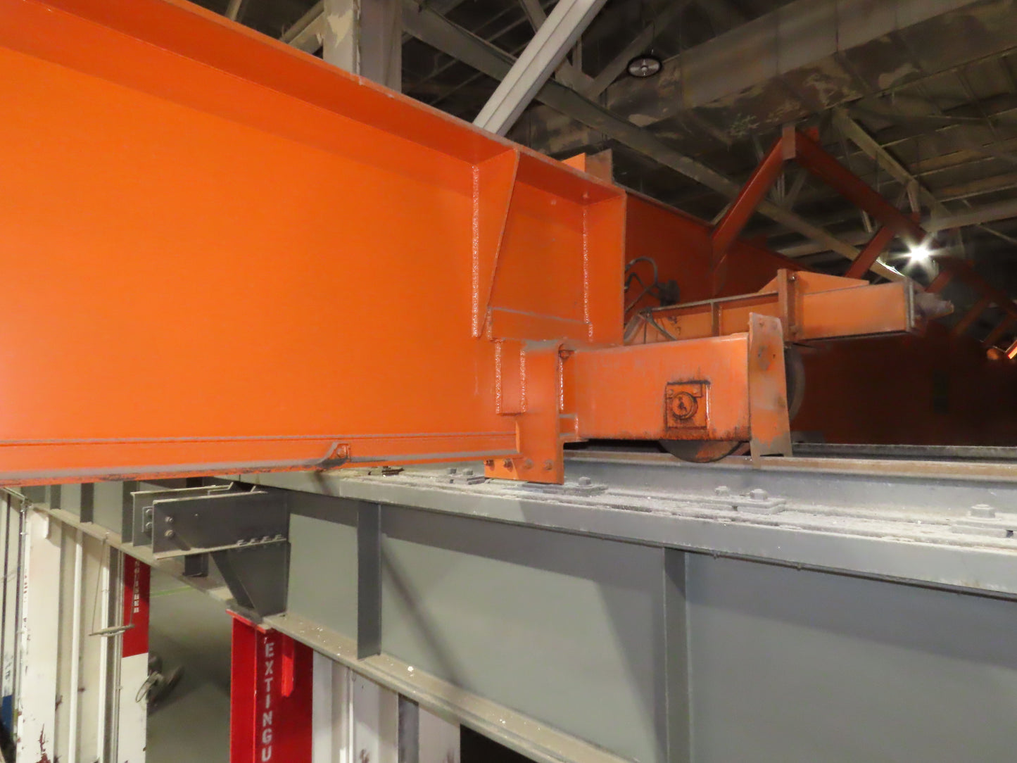 Cleveland Tramrail P&H 10 Ton Double Girder Top Running Bridge Crane 76' Span