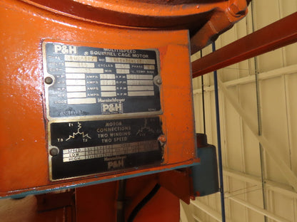 Cleveland Tramrail 16 Ton Double Girder Underhung Bridge Crane 43' Span w/Remote