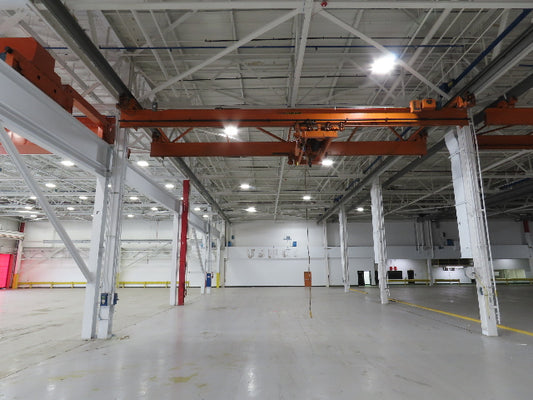 Cleveland Tramrail 16 Ton Double Girder Underhung Bridge Crane 43' Span w/Remote