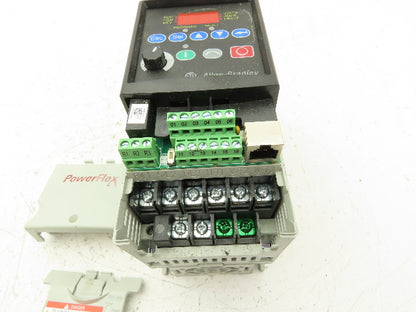 Allen Bradley 22A-D1P4N104 Powerflex 4 VFD Drive 0.5 HP 480V 1.4A FW 7.02 Ser A