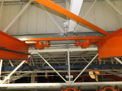 Cleveland Tramrail P&H 10 Ton Double Girder Underhung Bridge Crane 43' Span