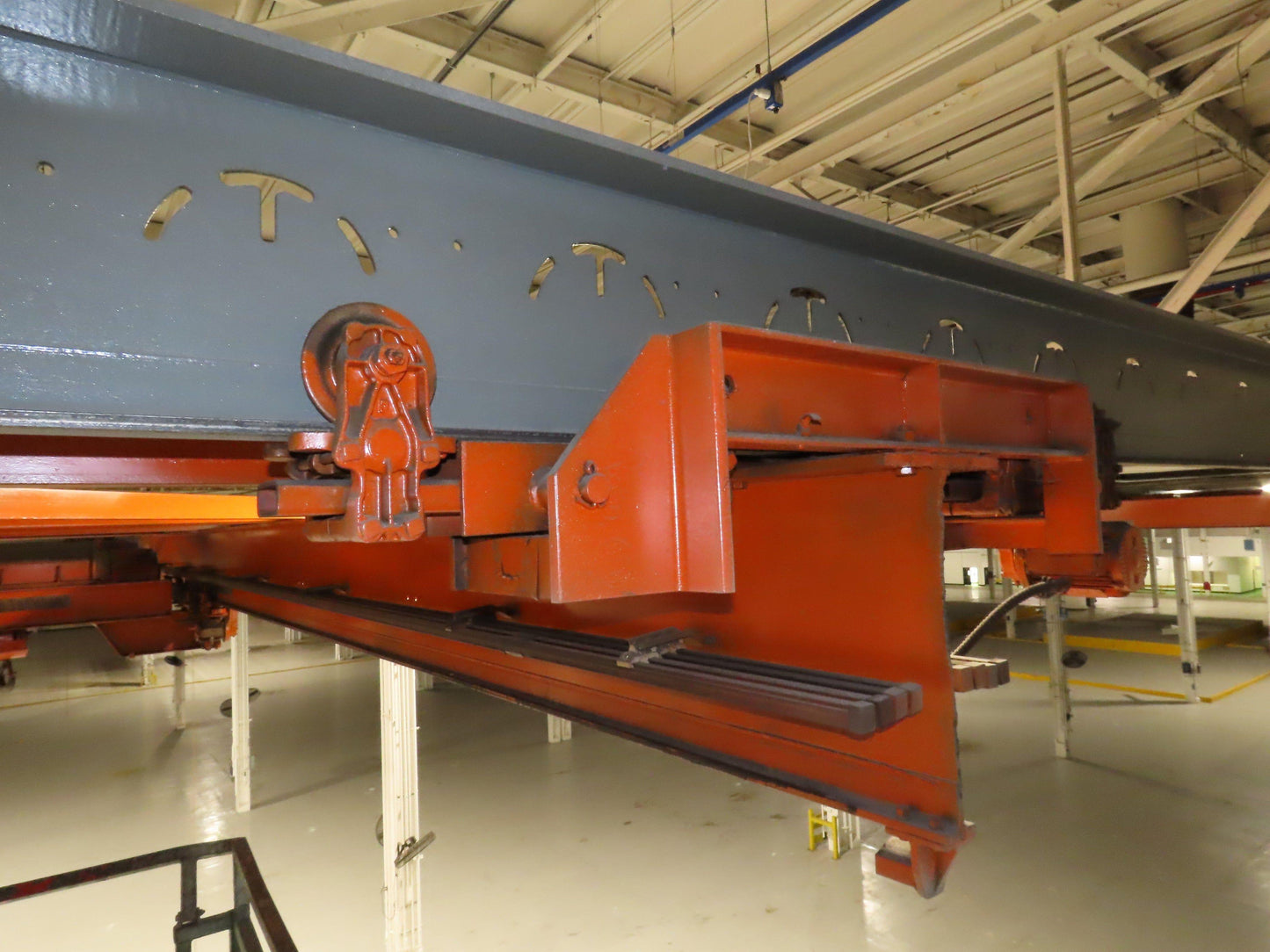 Cleveland Tramrail P&H 10 Ton Double Girder Underhung Bridge Crane 43' Span