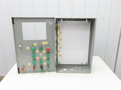 Wiegmann N1C162406LP Electrical Enclosure 24x16x6" Control Panel Switches 7x9"