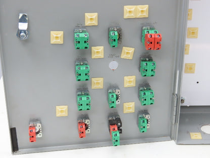 Wiegmann N1C162406LP Electrical Enclosure 24x16x6" Control Panel Switches 7x9"