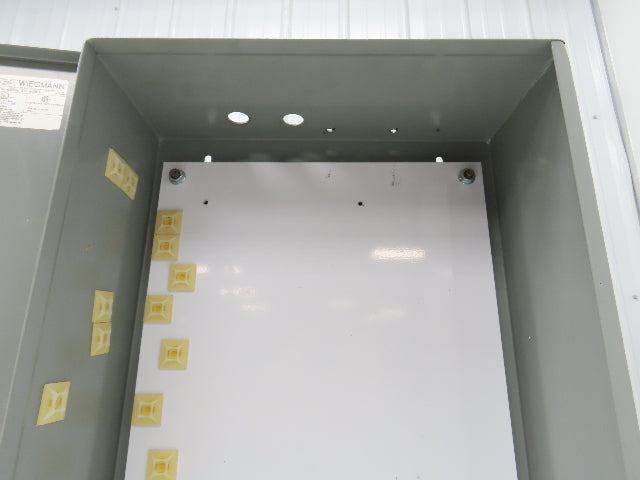 Wiegmann N1C162406LP Electrical Enclosure 24x16x6" Control Panel Switches 7x9"