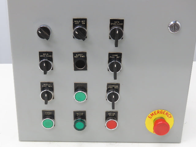 Wiegmann N1C162406LP Electrical Enclosure 24x16x6" Control Panel Switches 7x9"