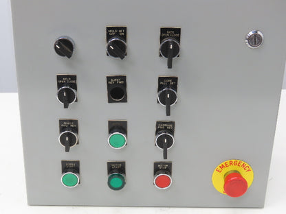 Wiegmann N1C162406LP Electrical Enclosure 24x16x6" Control Panel Switches 7x9"