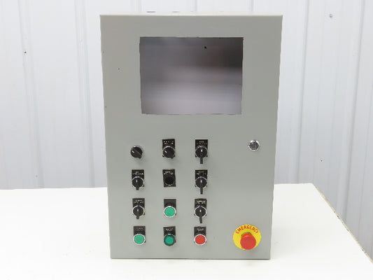 Wiegmann N1C162406LP Electrical Enclosure 24x16x6" Control Panel Switches 7x9"