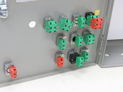 Wiegmann N1C162006LP Electrical Enclosure 20x16x6" Control Panel Switches 7x9"
