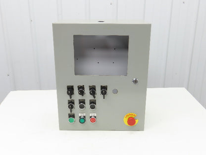 Wiegmann N1C162006LP Electrical Enclosure 20x16x6" Control Panel Switches 7x9"
