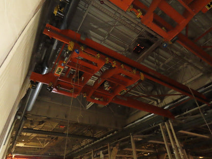 Cleveland Tramrail P&H 15 Ton Double Girder Bridge Crane 45' Span 2-Hoists